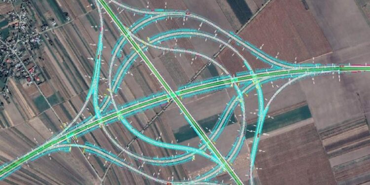 La intersecția A7 cu A8 va fi construit primul nod de tip turbion din România!