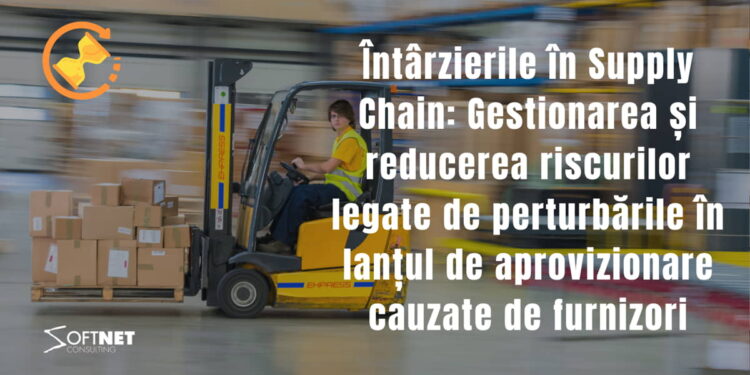 Întârzierile în lanțul de apovizionare: strategii propuse de Soft Net Consulting pentru gestionarea și reducerea riscurilor legate de perturbările în lanțul de aprovizionare cauzate de furnizori