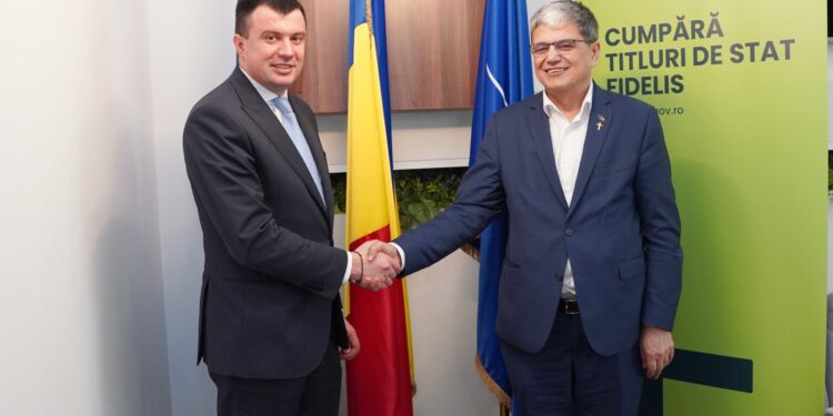 Petru Rotaru, ministrul Finanțelor din RM, a avut o întrevedere cu omologul său român, Marcel Boloș