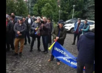 Legea pensiilor scoate oamenii în stradă. Sute de mineri protestează și spun că sunt discriminați