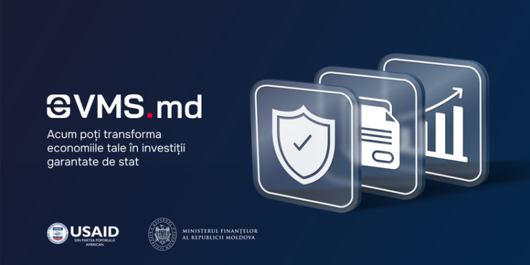 A fost lansată platforma eVMS.md, pentru investiții directe în Valori Mobiliare de Stat