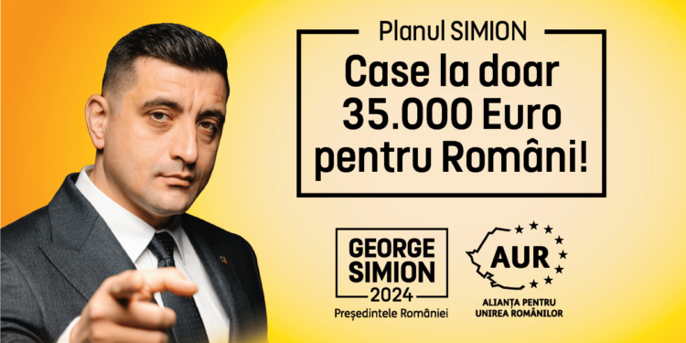 George Simion, la Pătraru, despre planul de a construi locuințe cu 35.000 de euro: „Nimeni nu adresează problema demografiei din România. Eu am gândit acest proiect de interes național, care este fezabil”