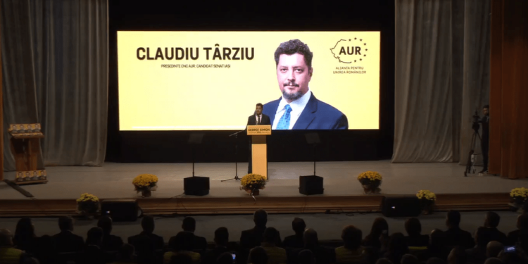 Europarlamentarul Claudiu Târziu, la Suceava: Numai AUR poate schimba România în bine