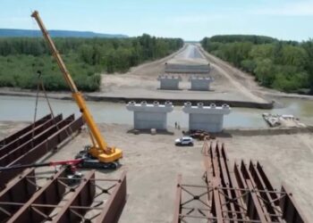 Podul de pe Autostrada A7 Focșani – Bacău prinde contur!