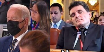 Biden de România? Nicușor Dan, acuzat în mediul online că a adormit în timpul dezbaterii prezidențiale