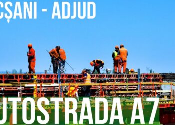 Se lucrează intens pe lotul Focșani–Adjud al A7. Stadiul fizic al execuției a ajuns la 37%